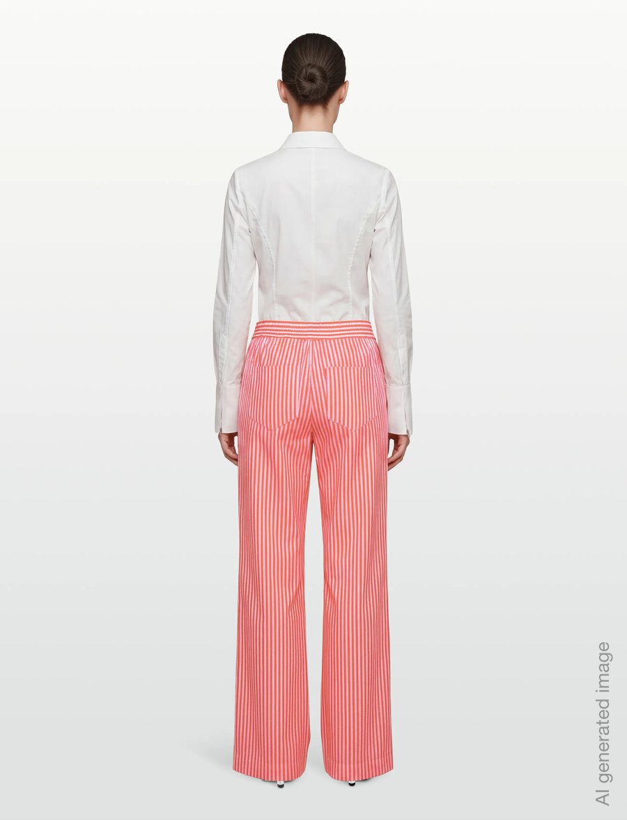 Zadig & Voltaire - POMA POP RAYE - hosen mit weitem bein - lady - 4