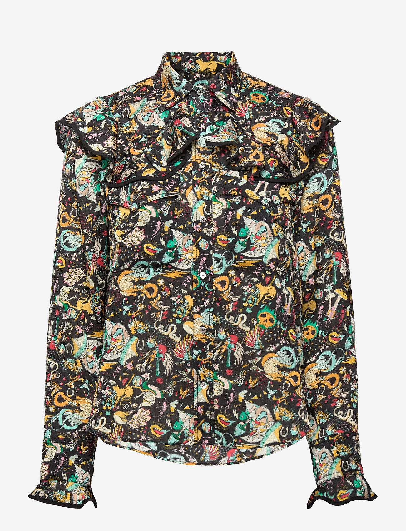 Zadig & Voltaire - TOKYO PLISSE PARTY CIRCUS - black - 0