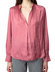 Zadig & Voltaire - TINK SATIN - long-sleeved blouses - old pink - 2