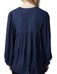 Zadig & Voltaire - TENEW SATIN ZV - long-sleeved blouses - marine - 3