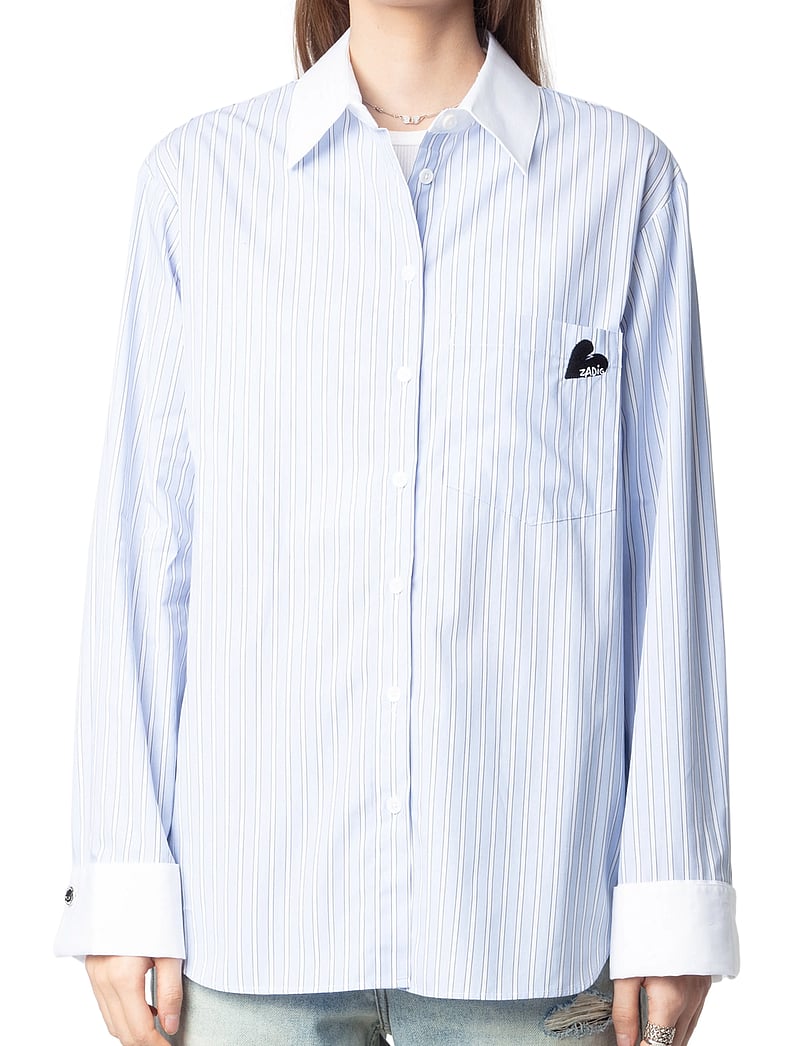 Zadig & Voltaire - MORNING POP - langärmlige hemden - mist - 0