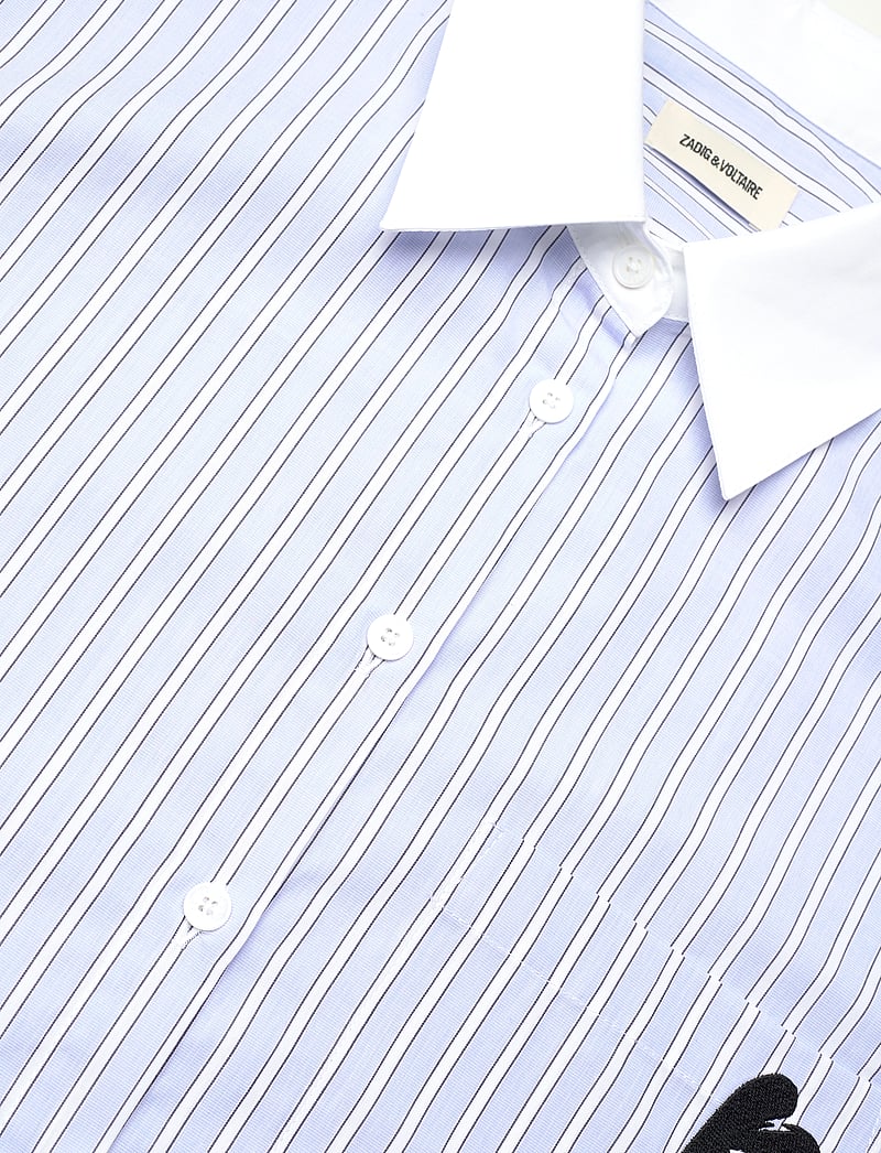 Zadig & Voltaire - MORNING POP - langärmlige hemden - mist - 5