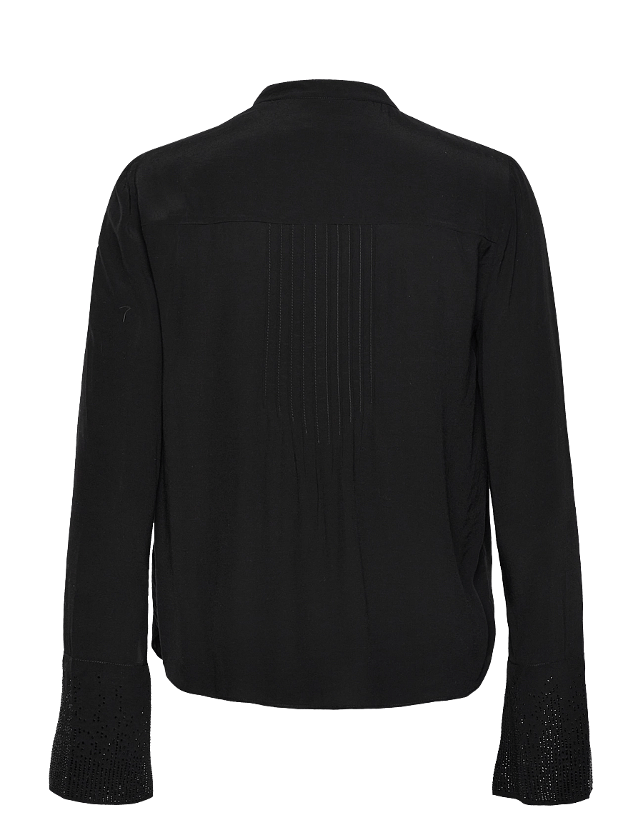 Zadig & Voltaire - TAIKA SOFT STRASS - langärmlige blusen - black - 1