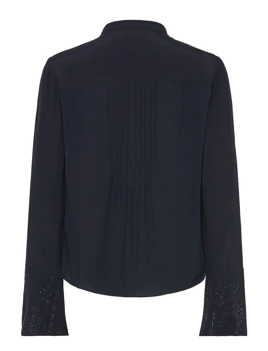 Zadig & Voltaire - TAIKA SOFT STRASS - blouses à manches longues - encre - 1
