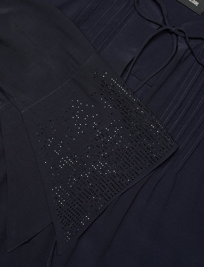 Zadig & Voltaire - TAIKA SOFT STRASS - pikkade varrukatega pluusid - encre - 2