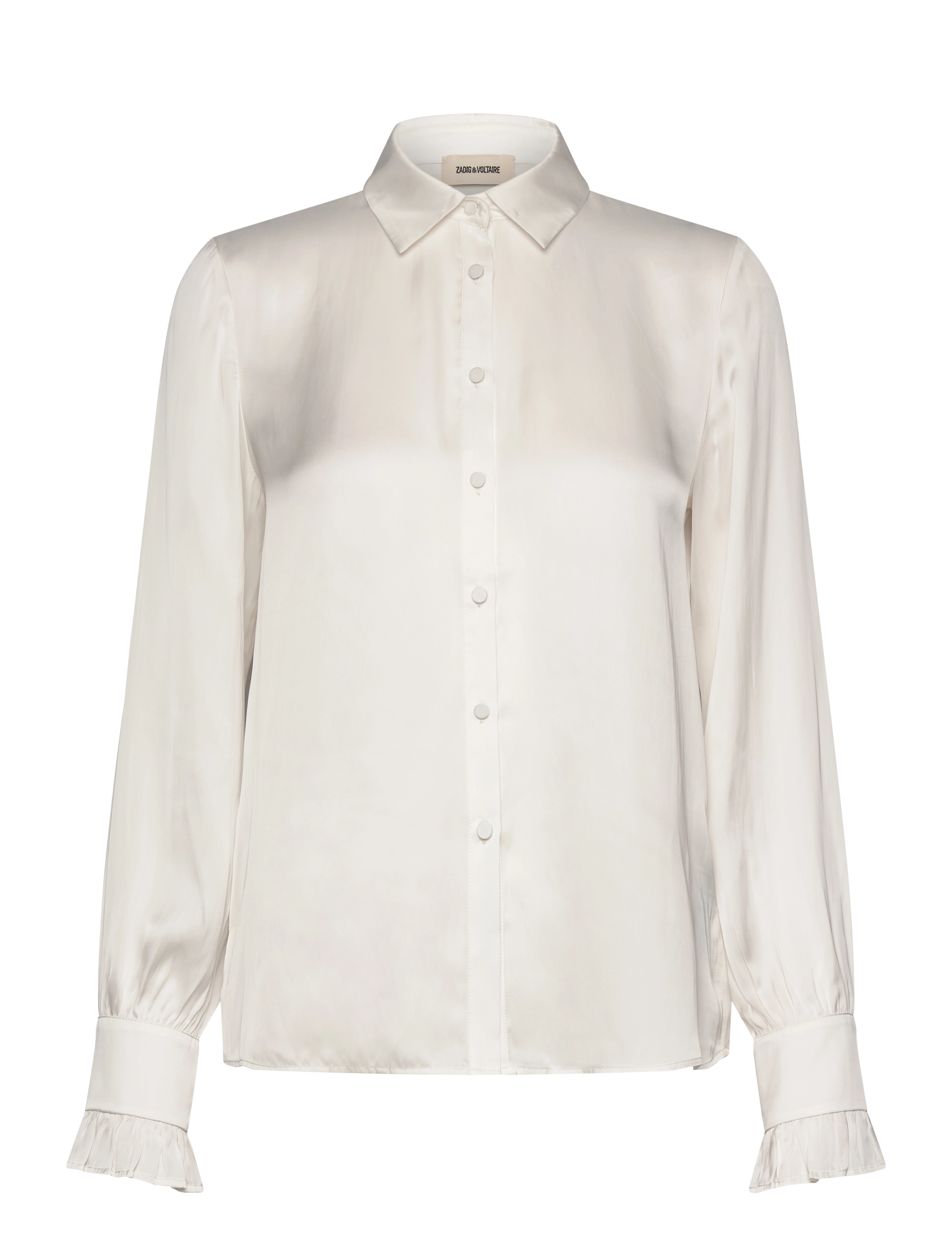 ZADIG & VOLTAIRE Thely Satin Cream - L - Damen
