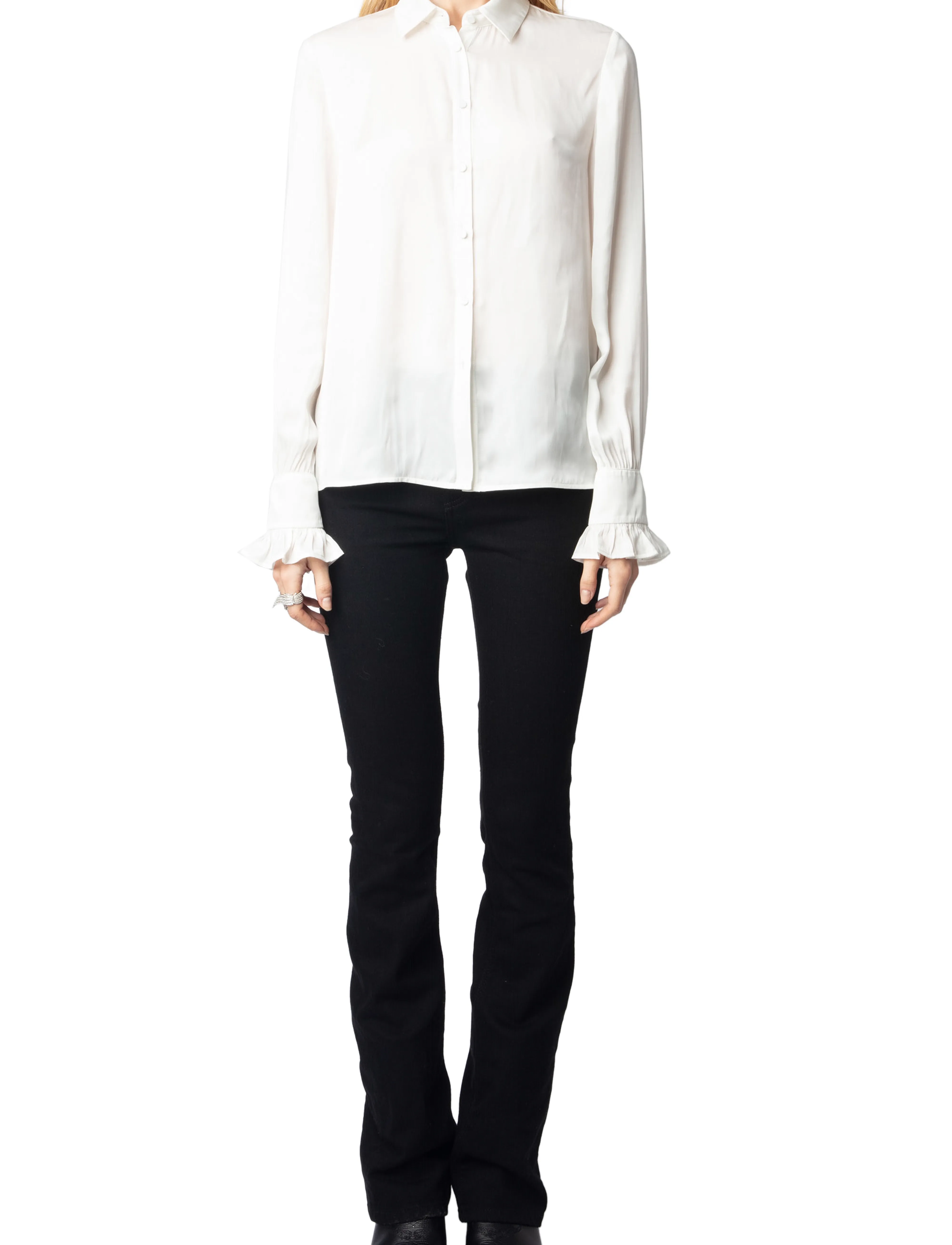Zadig & Voltaire - THELY SATIN - langärmlige hemden - judo - 3