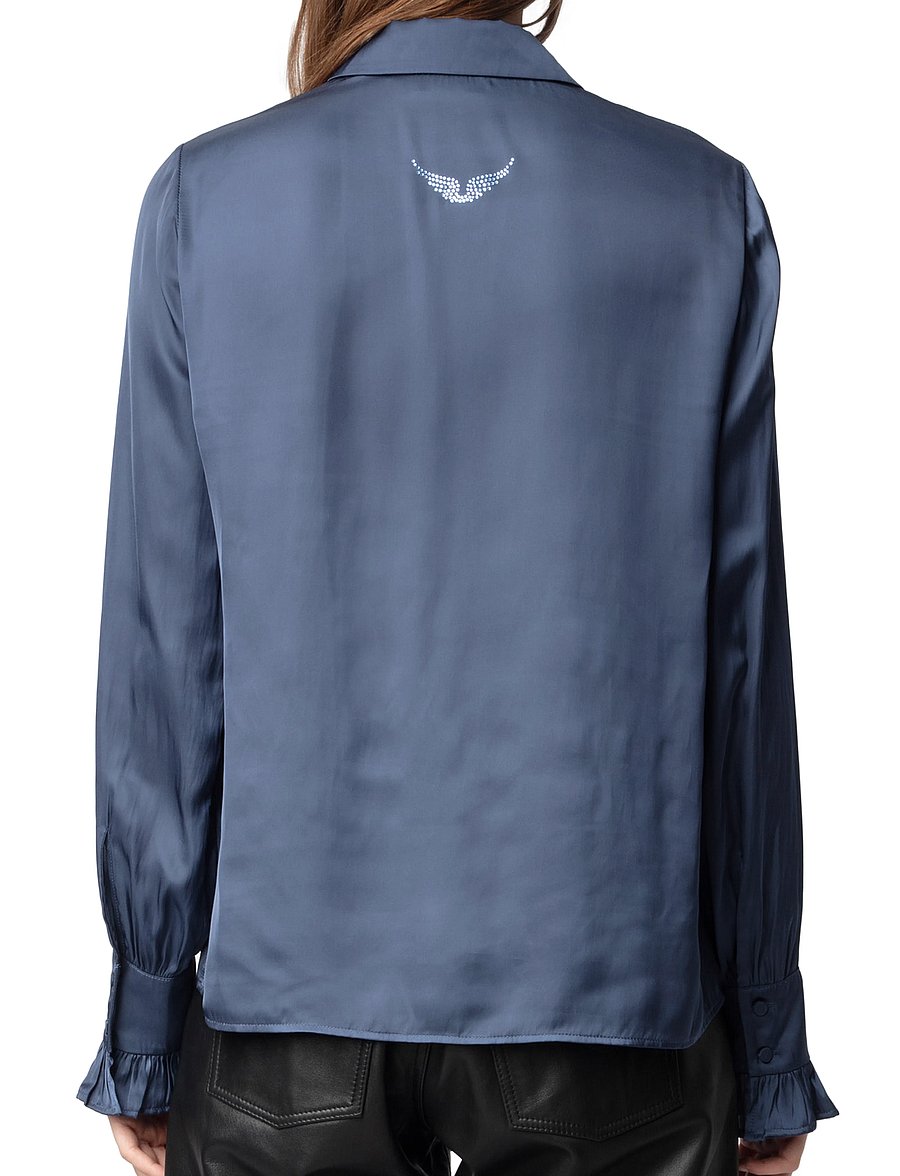 Zadig & Voltaire - THELY SATIN - langærmede skjorter - officer - 4
