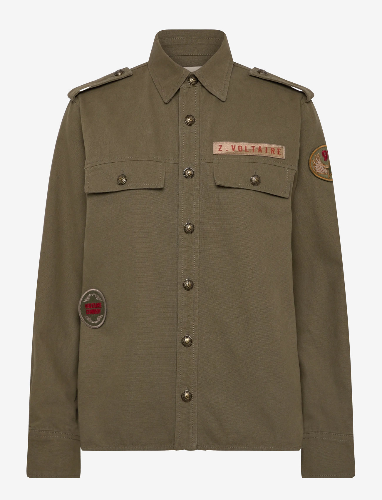 Zadig & Voltaire - TASKAM CANVAS - frühlingsjacken - leaves - 0