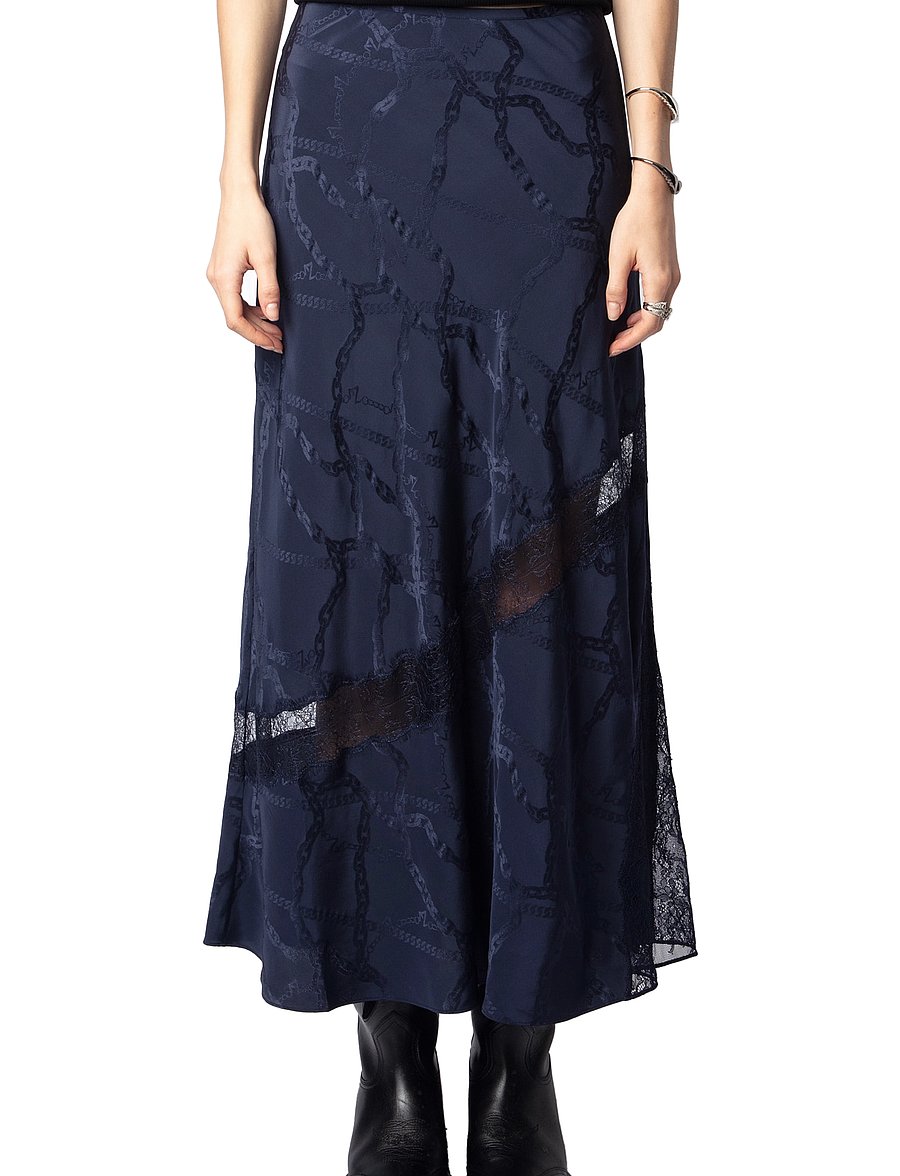 Zadig & Voltaire - JAYLAL JAC CHAINES - satiinihameet - encre - 0