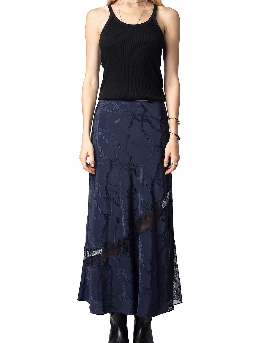 Zadig & Voltaire - JAYLAL JAC CHAINES - satiinihameet - encre - 3