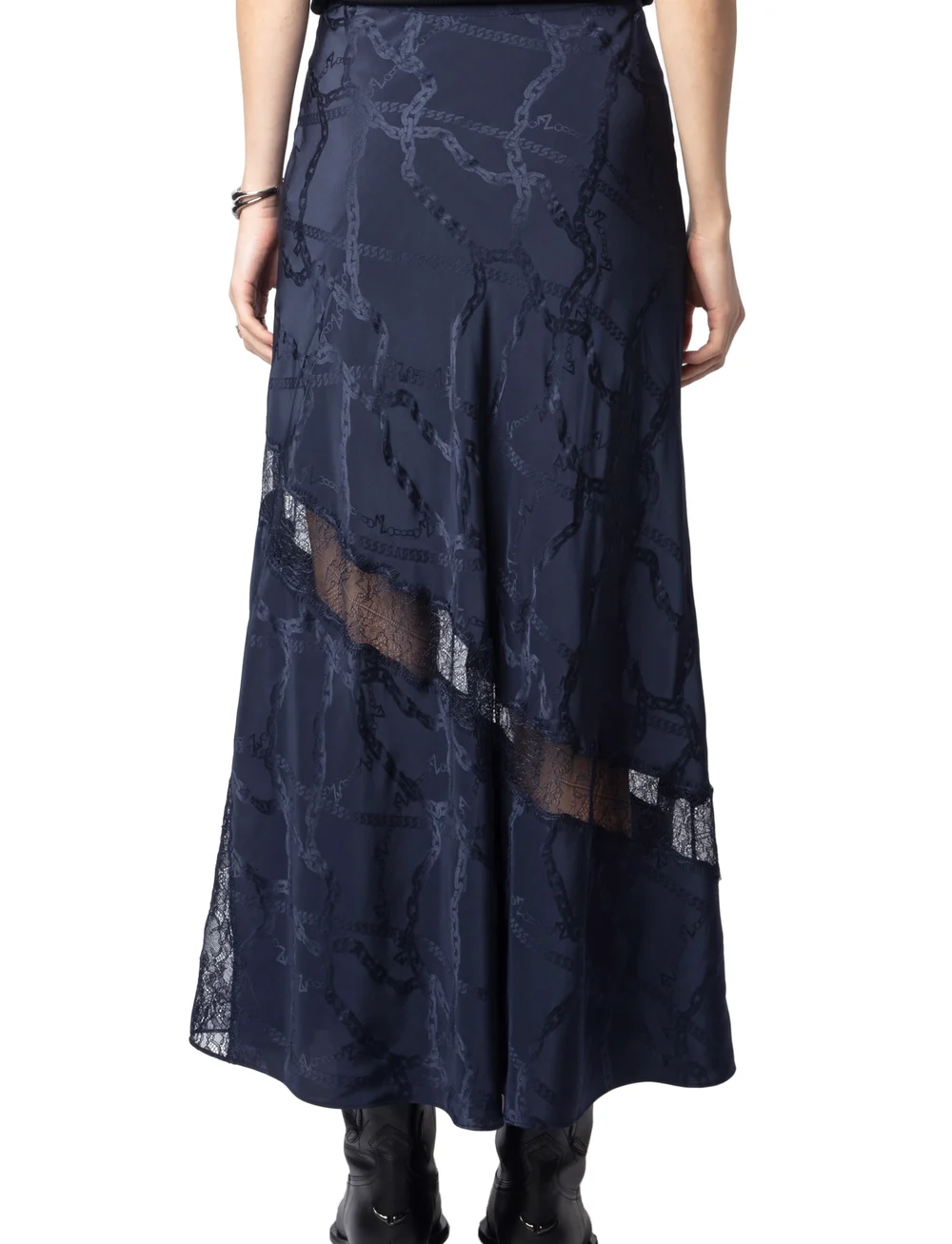 Zadig & Voltaire - JAYLAL JAC CHAINES - satiinist seelikud - encre - 4