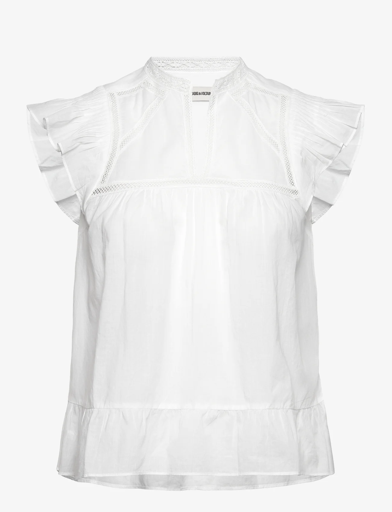 Zadig & Voltaire - TOLDED COTON - sleeveless blouses - blanc - 0