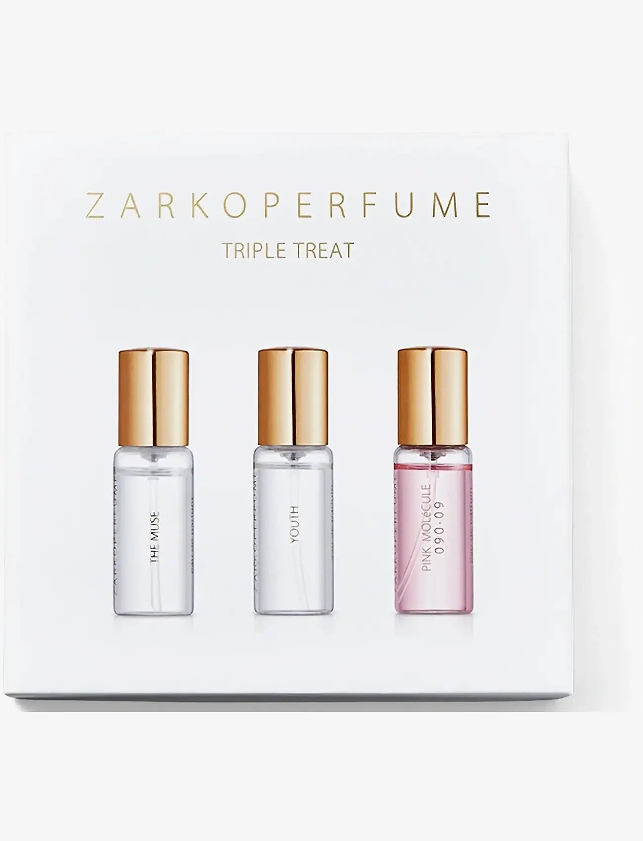 Zarkoperfume - Gift Set Triple Treat Pink Molécule 090.09 EdP + The Muse EdP + Youth EdP - gåvoset - clear - 1
