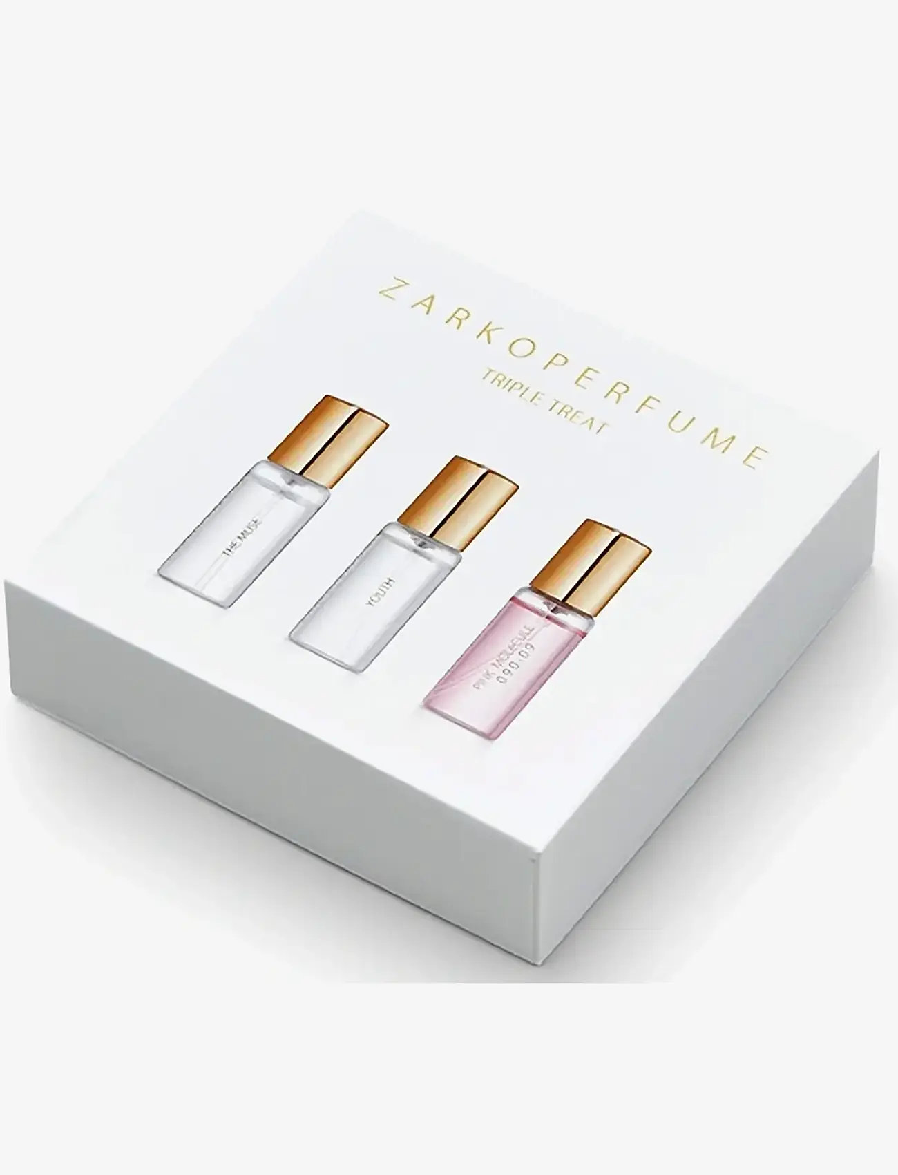 Zarkoperfume - Gift Set Triple Treat Pink Molécule 090.09 EdP + The Muse EdP + Youth EdP - gåvoset - clear - 3