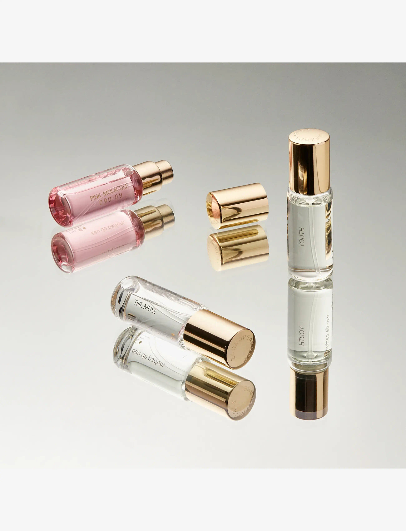 Zarkoperfume - Gift Set Triple Treat Pink Molécule 090.09 EdP + The Muse EdP + Youth EdP - gåvoset - clear - 4