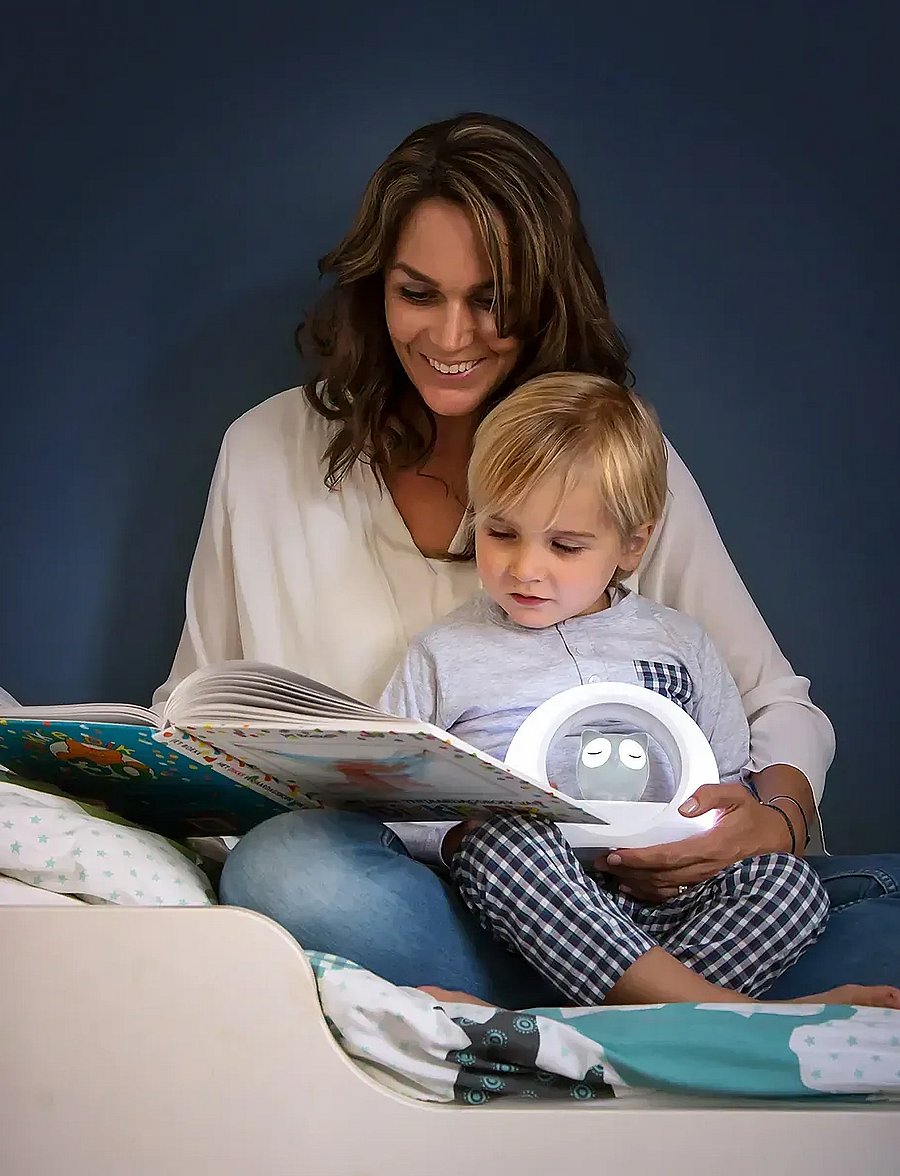 ZAZU - Lou the Owl Nightlight - Öölambid - grey - 2