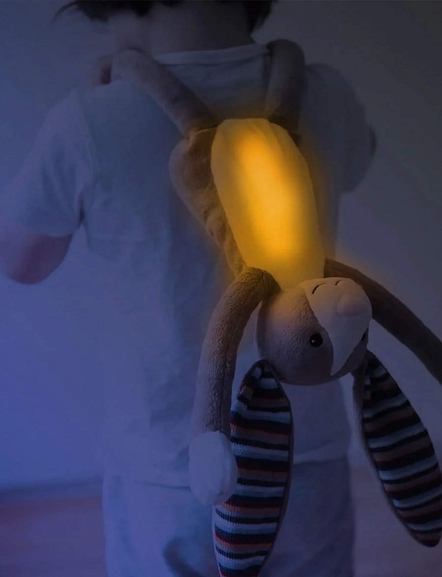 ZAZU - Bo the Rabbit Nightlight - speldosor - brown - 0