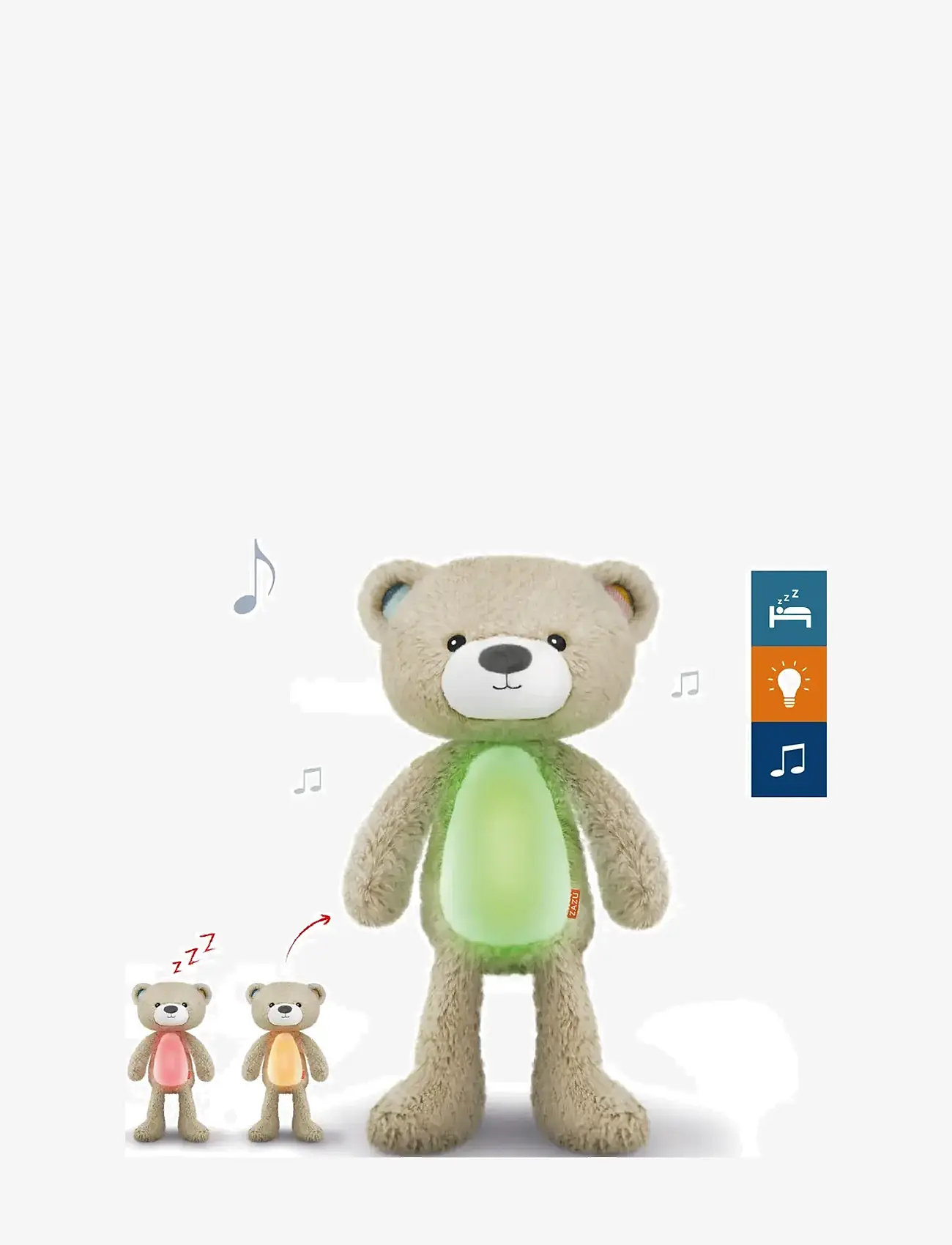 ZAZU - Brody the Bear Sleeptrainer - nattlampor - brown - 0