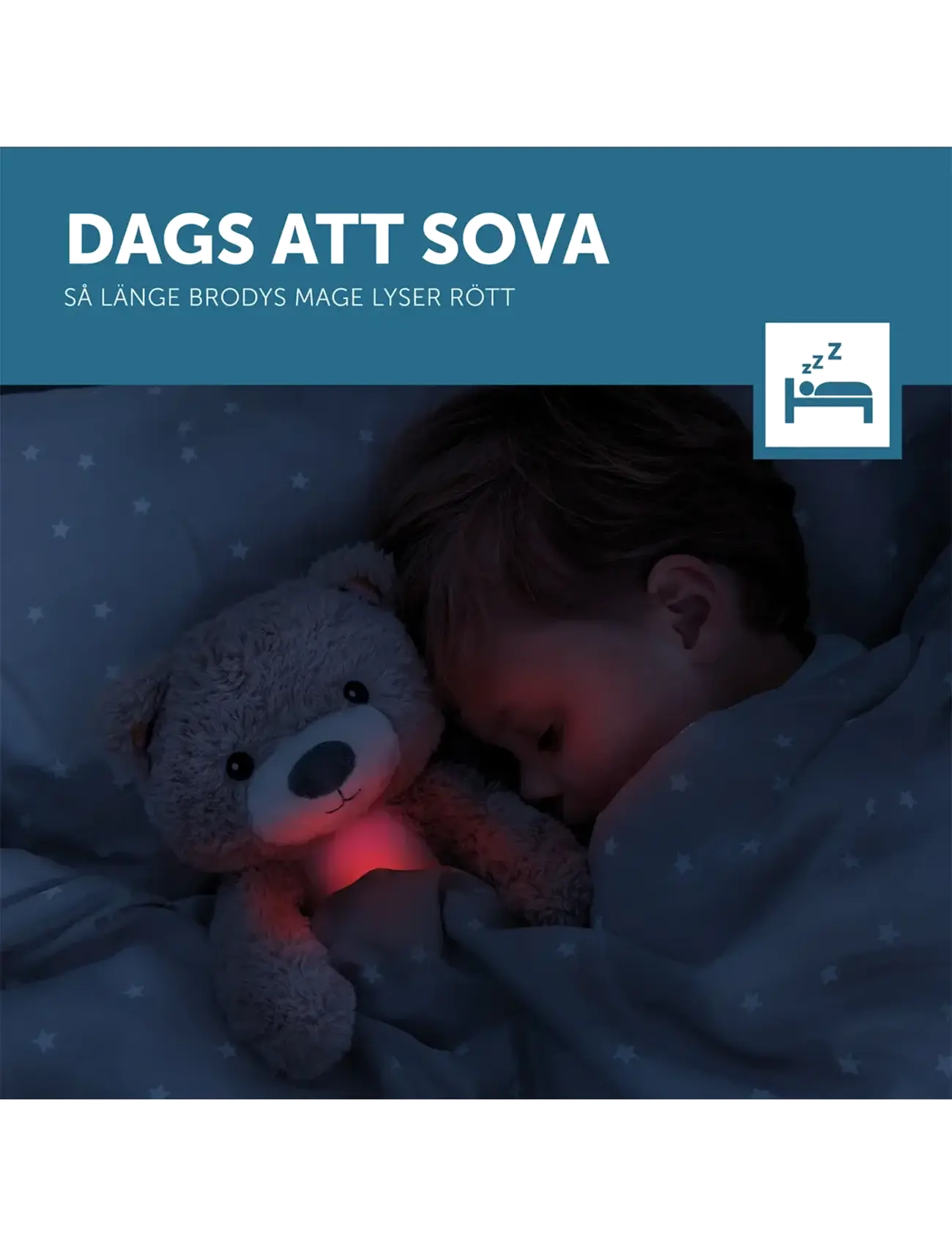 ZAZU - Brody the Bear Sleeptrainer - náttlampar - brown - 2