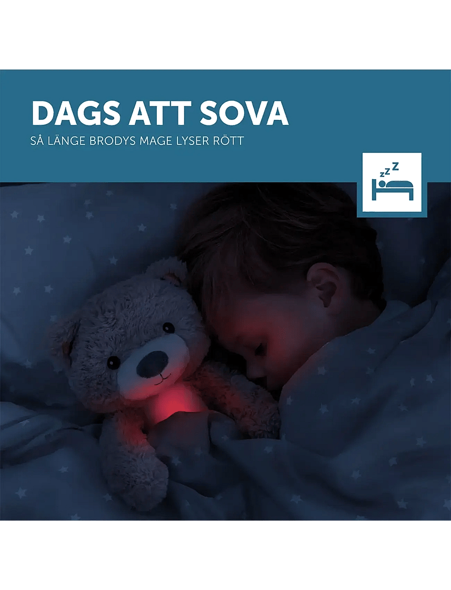ZAZU - Brody the Bear Sleeptrainer - lampki nocne - brown - 2