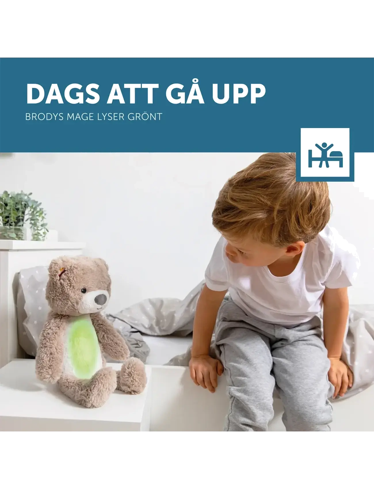 ZAZU - Brody the Bear Sleeptrainer - náttlampar - brown - 4