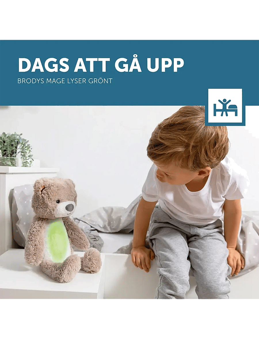 ZAZU - Brody the Bear Sleeptrainer - lampki nocne - brown - 4