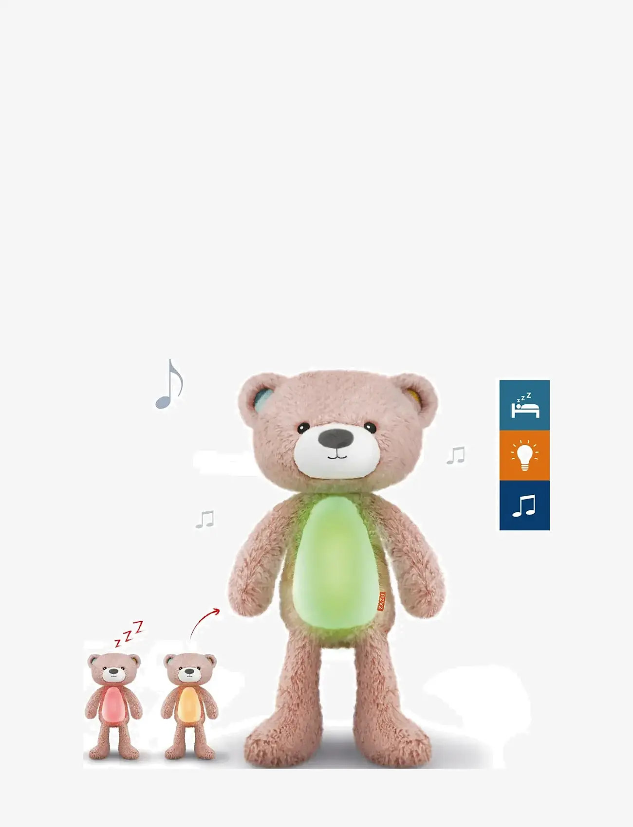 ZAZU - Brody the Bear Sleeptrainer - nachtlampen - pink - 0
