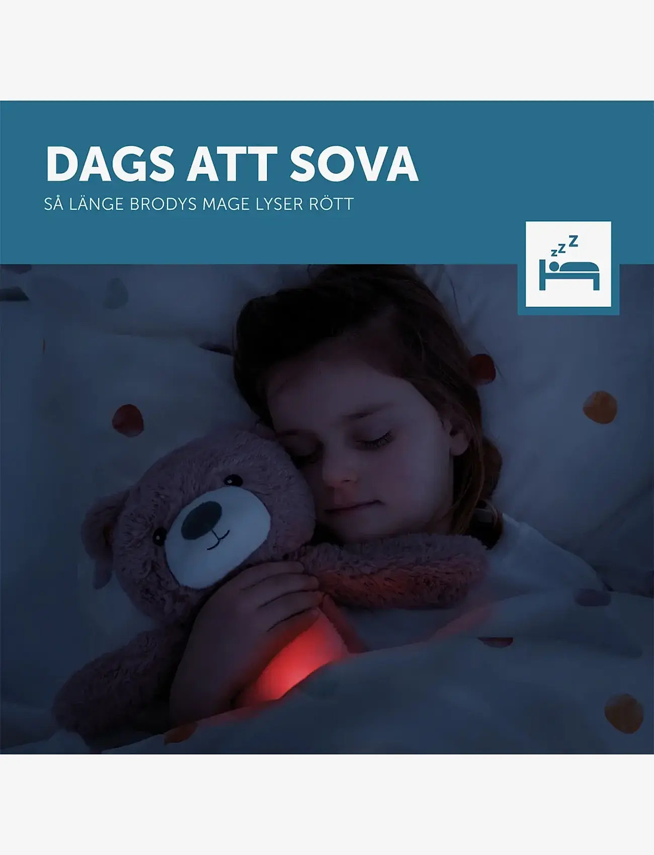 ZAZU - Brody the Bear Sleeptrainer - nachtlampen - pink - 3