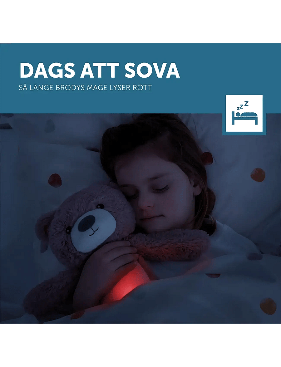 ZAZU - Brody the Bear Sleeptrainer - nachtlampen - pink - 3