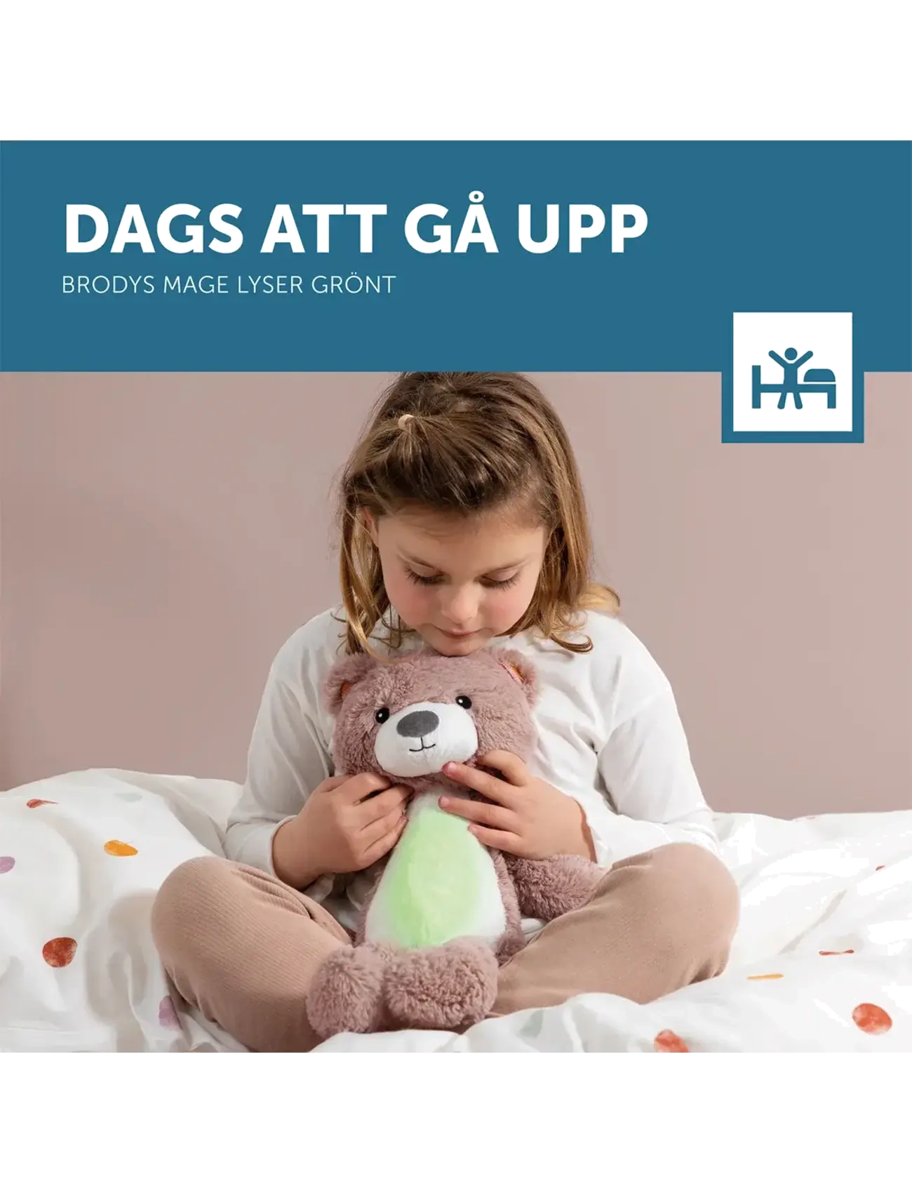 ZAZU - Brody the Bear Sleeptrainer - nachtlampen - pink - 5