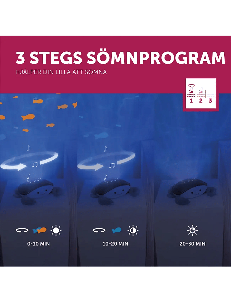 ZAZU - Cody the Crab Projector - nachtlampen - blue - 1
