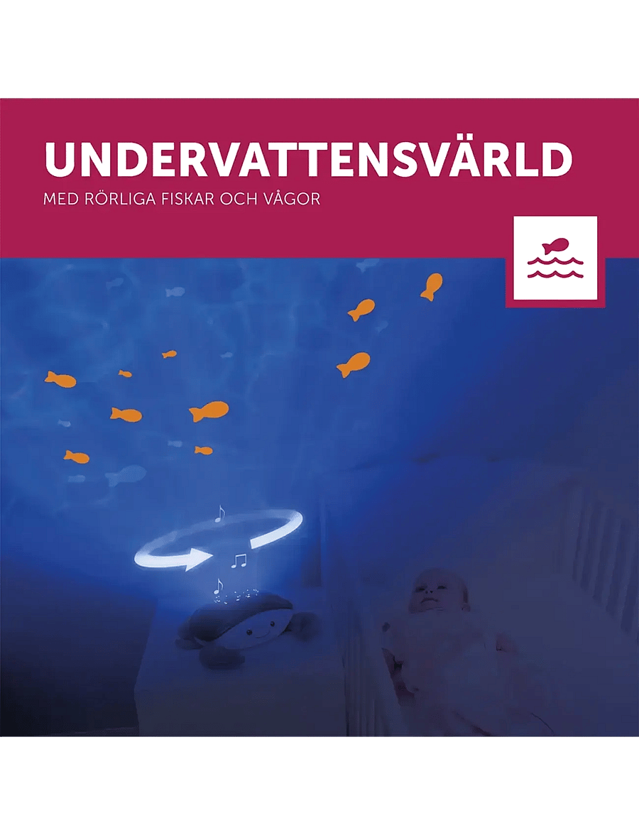ZAZU - Cody the Crab Projector - nachtlampen - blue - 2
