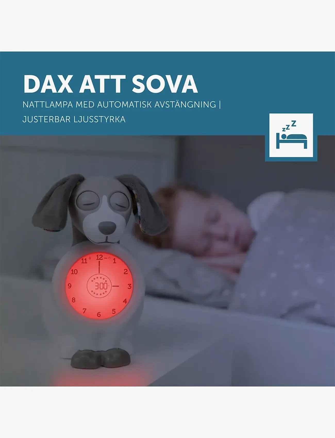 ZAZU - Davy the Dog Sleeptrainer - horloges - brown - 2