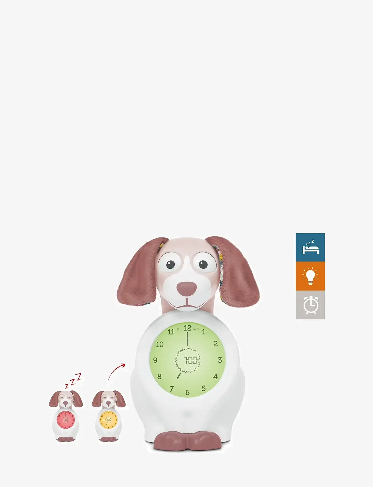 ZAZU - Davy the Dog Sleeptrainer - klockor - pink - 0