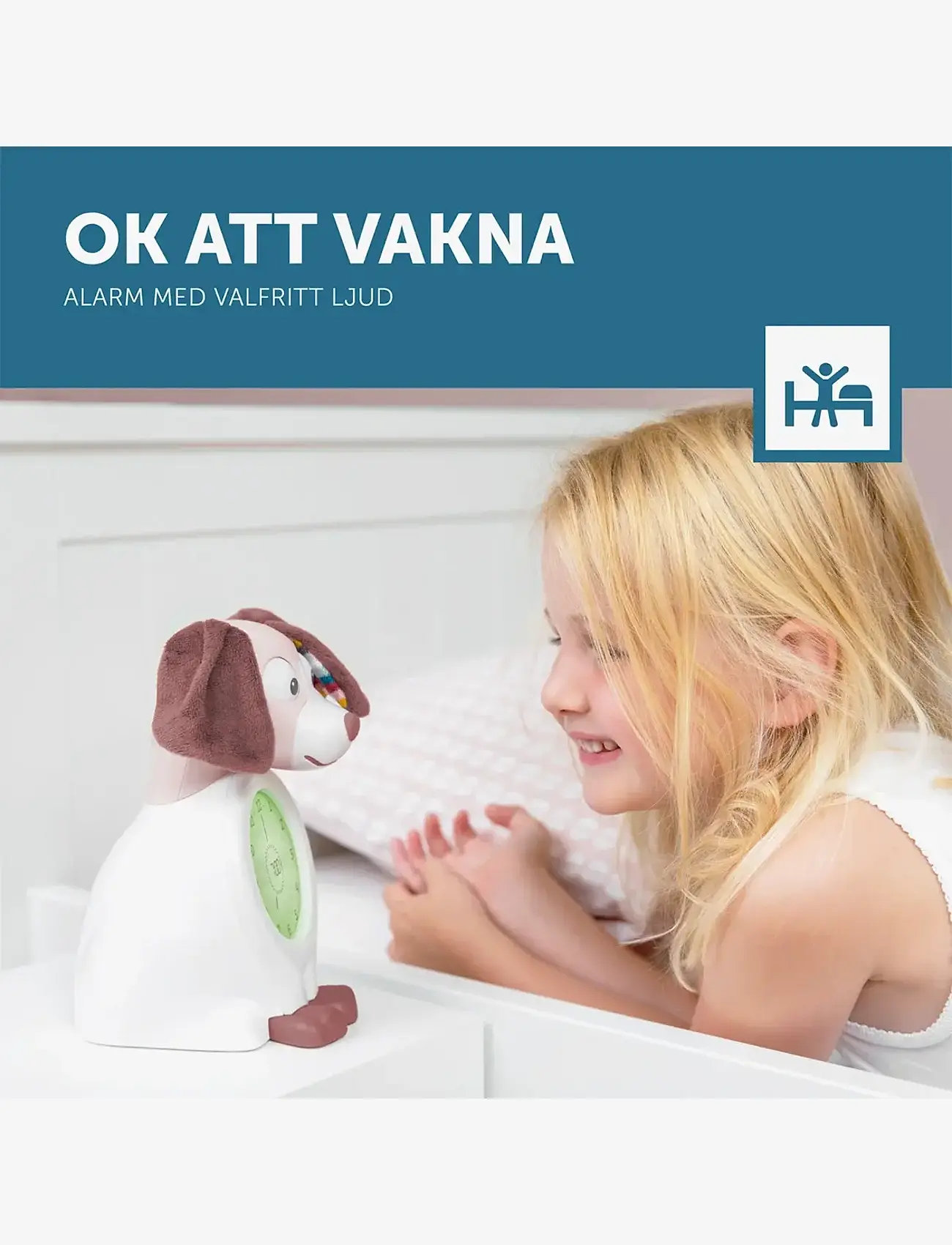 ZAZU - Davy the Dog Sleeptrainer - klockor - pink - 4