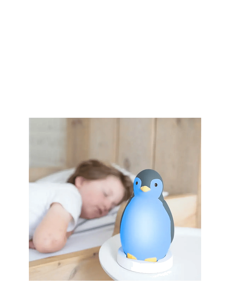 ZAZU - Pam the Penguin Sleeptrainer - Öölambid - grey - 1