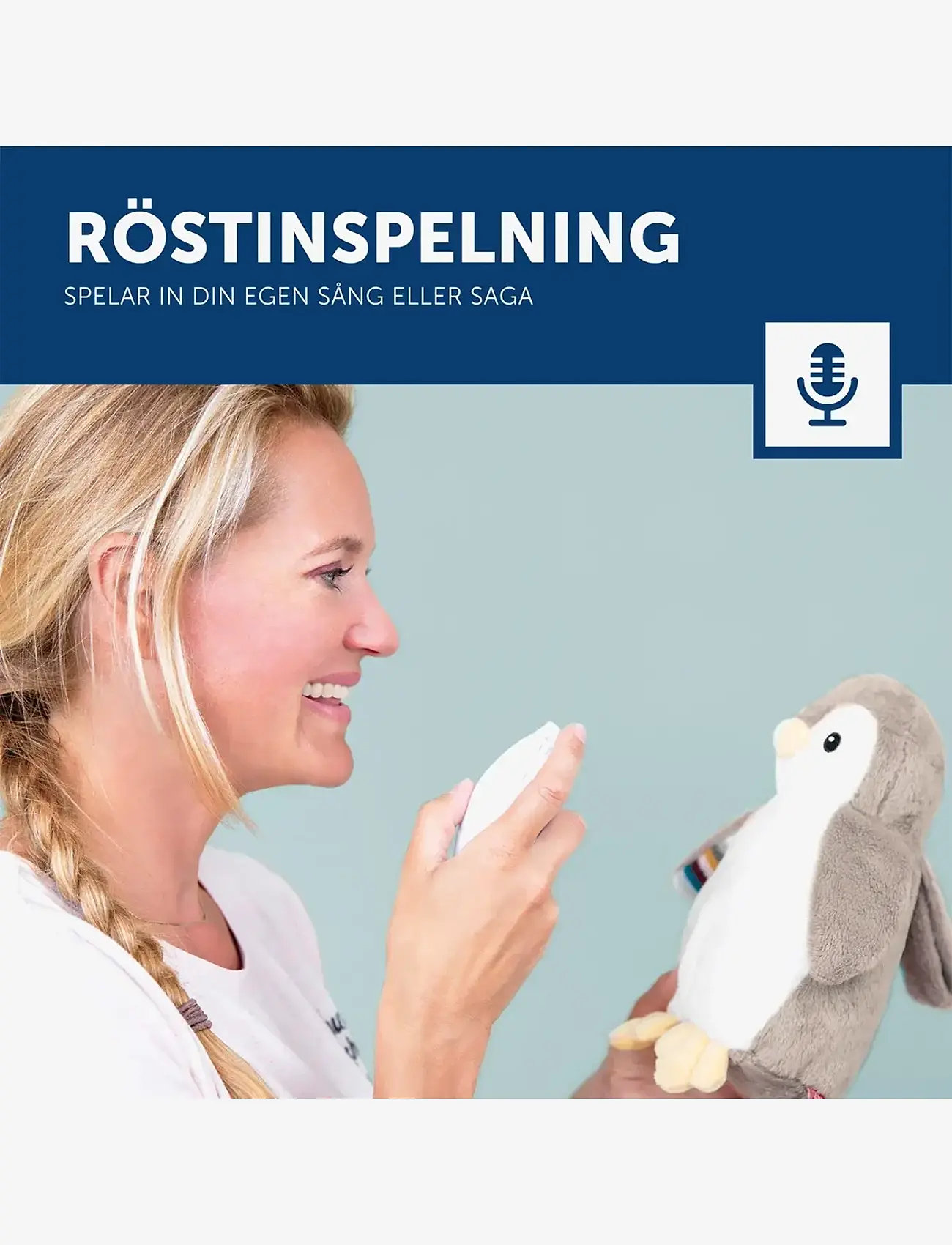 ZAZU - Phoebe the Penguin Sleep Shusher - baby-nachtlicht - grey - 3