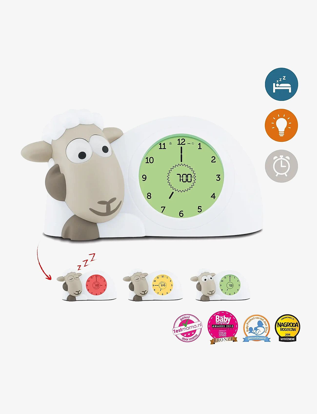 ZAZU - Sam the Sheep Sleeptrainer - natlamper - grey - 2