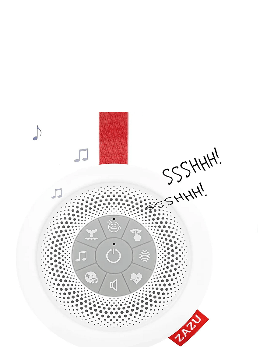ZAZU - Suzy the Shusher - kinderwagen accessoires - white - 1