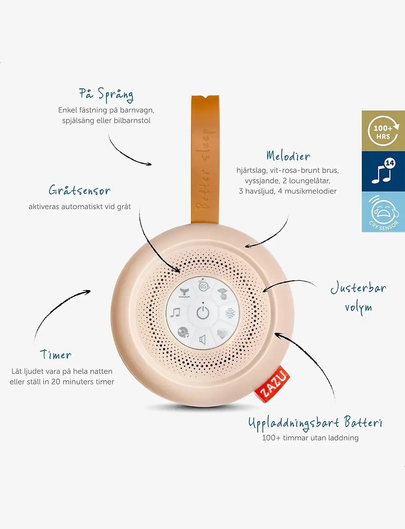 ZAZU - Suzy de Luxe - vankrite tarvikud - beige - 2