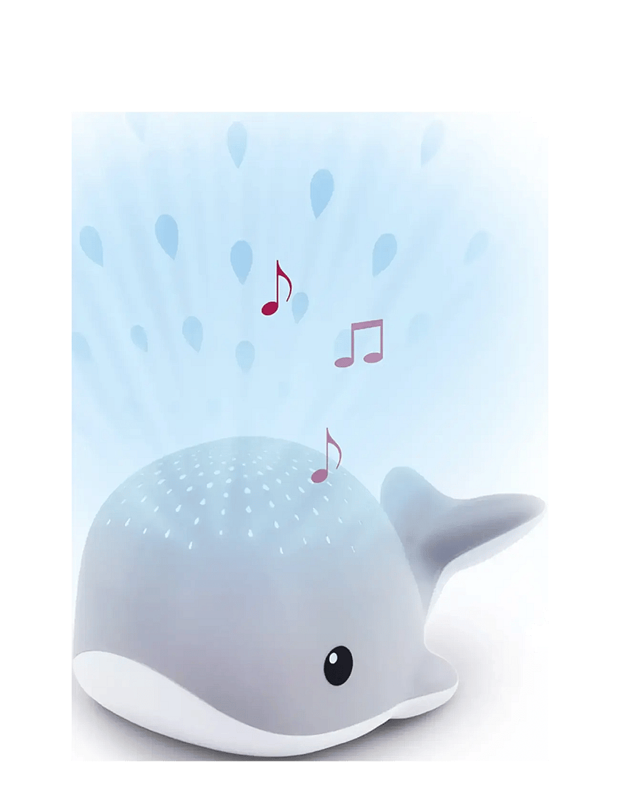 ZAZU - Wally the Whale Projector - nachtlampen - grey - 1
