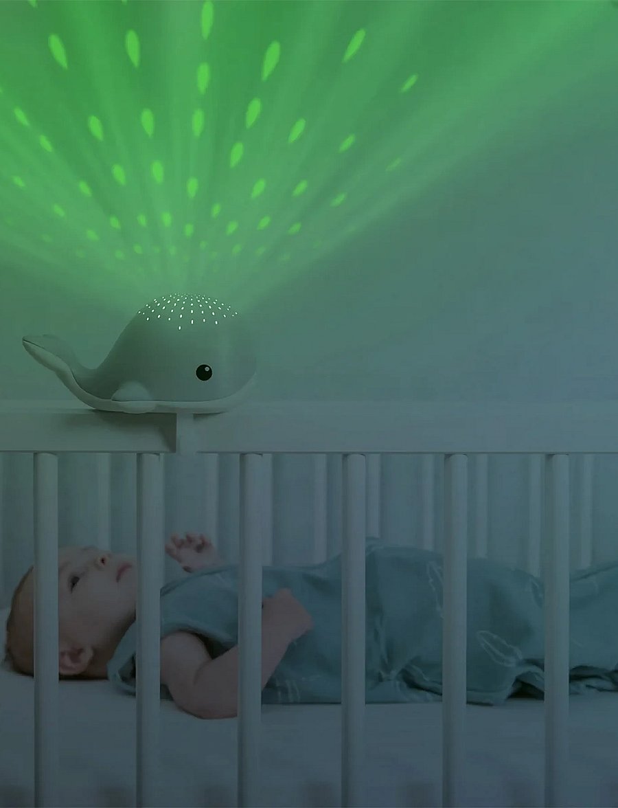 ZAZU - Wally the Whale Projector - nachtlampen - grey - 2