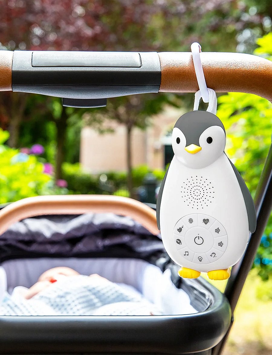 ZAZU - Zoe the Penguin Sound Machine - nattlampor - grey - 0
