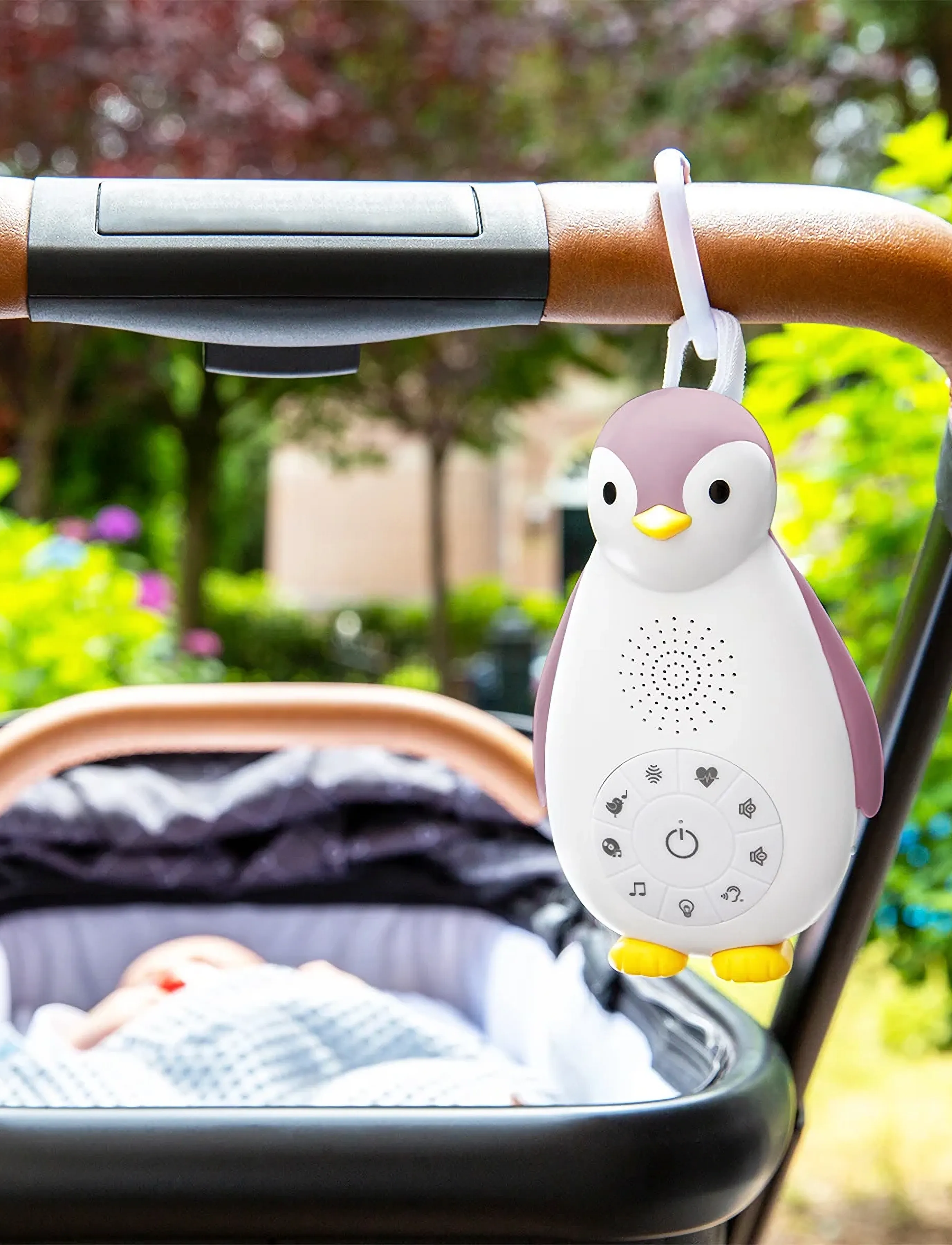 ZAZU Zoe The Penguin Sound Machine, One Size, Multi/patterned, Belysning > Natlamper, Børn