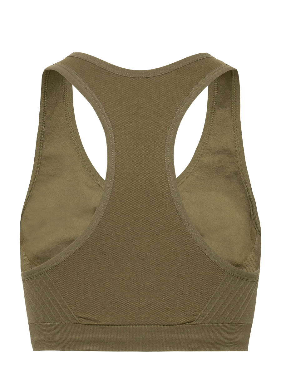 ZEBDIA - Seamless Bra - lav støtte - army - 2