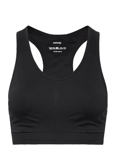 ZEBDIA Seamless Bra - Kläder - BLACK / black