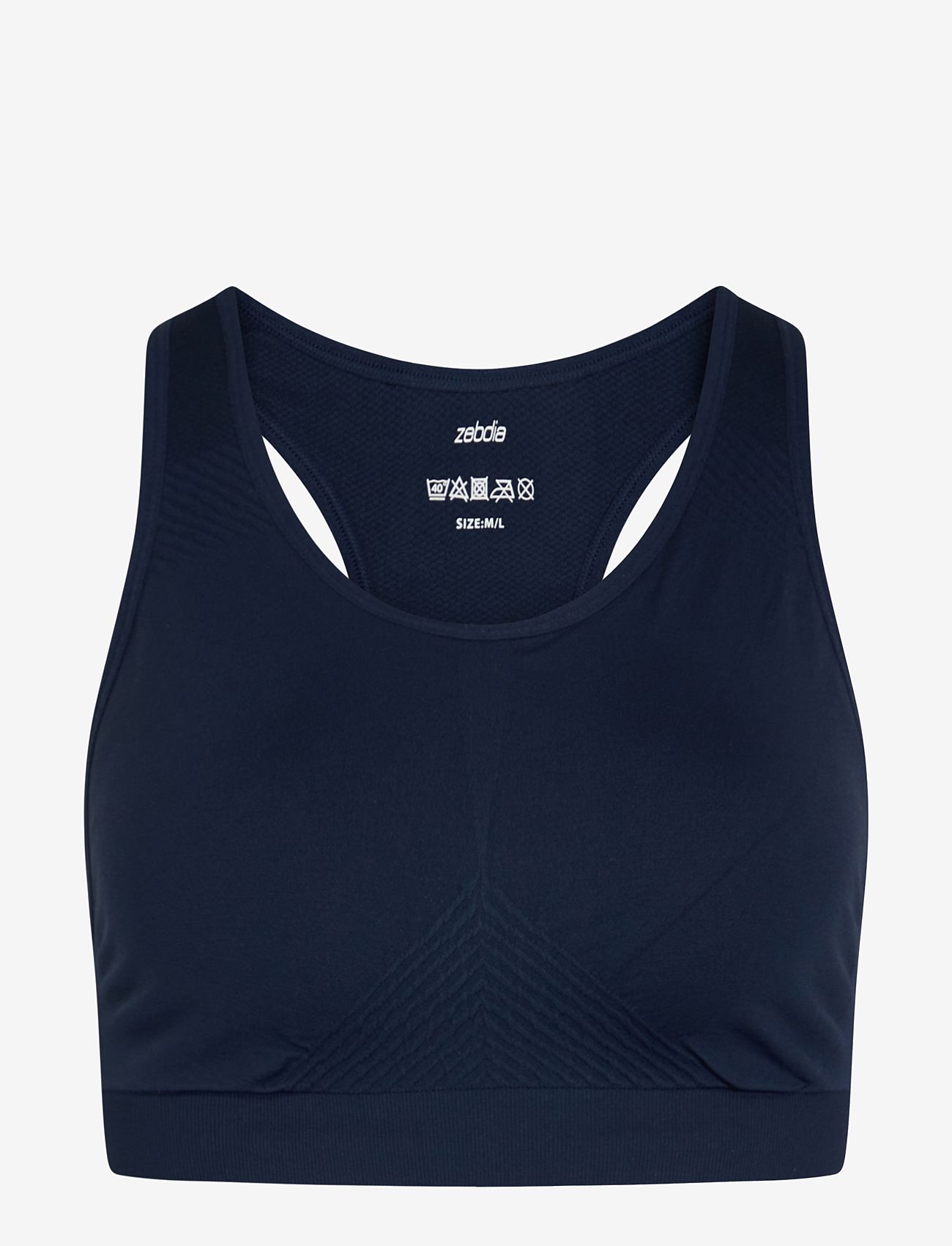 ZEBDIA - Seamless Bra - låg support - navy - 1