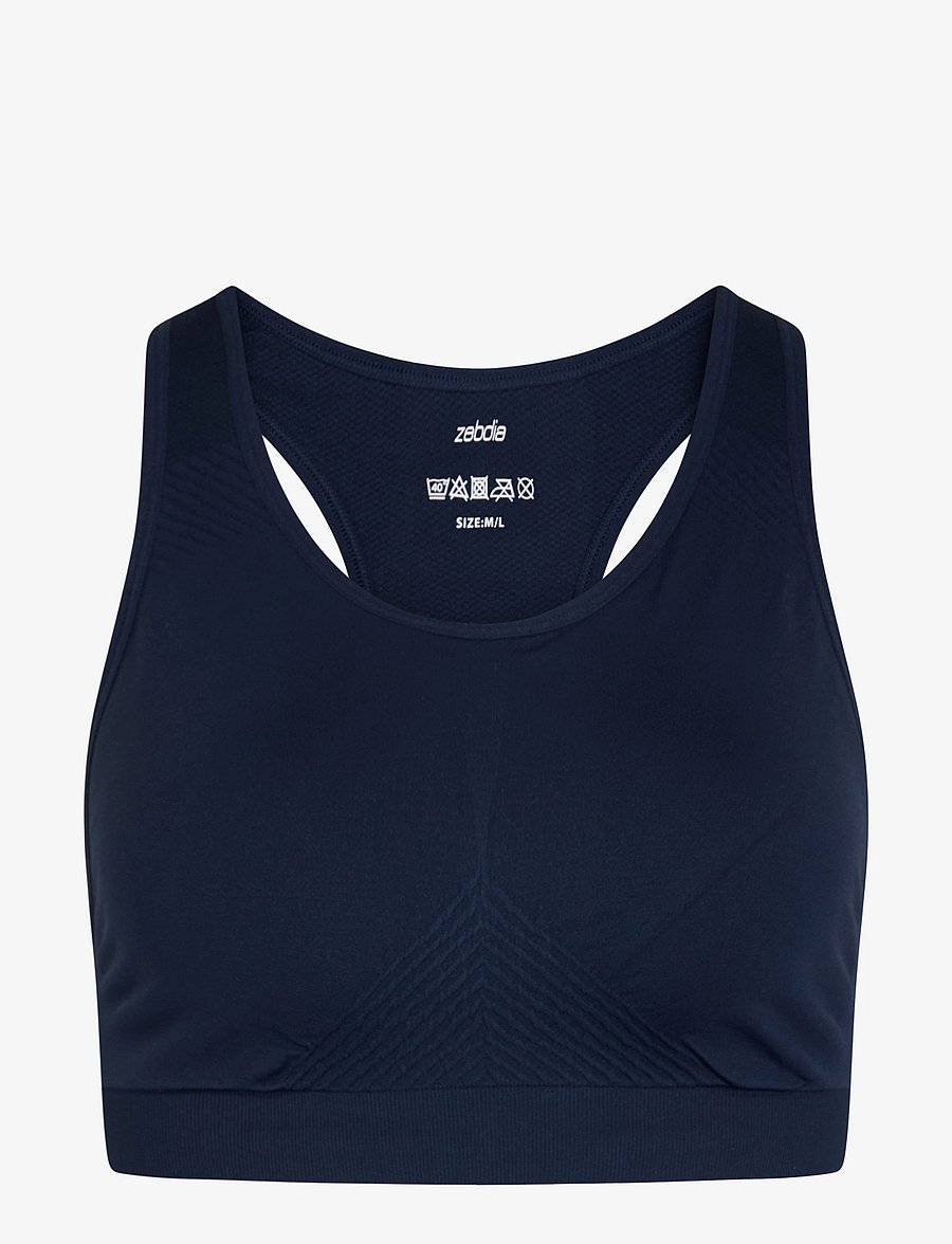 ZEBDIA - Seamless Bra - lav støtte - navy - 1