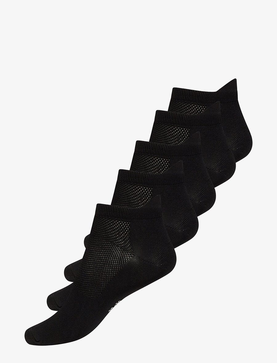 ZEBDIA - Unisex 5-Pack Running Socks - sportinės kojinės - black - 1